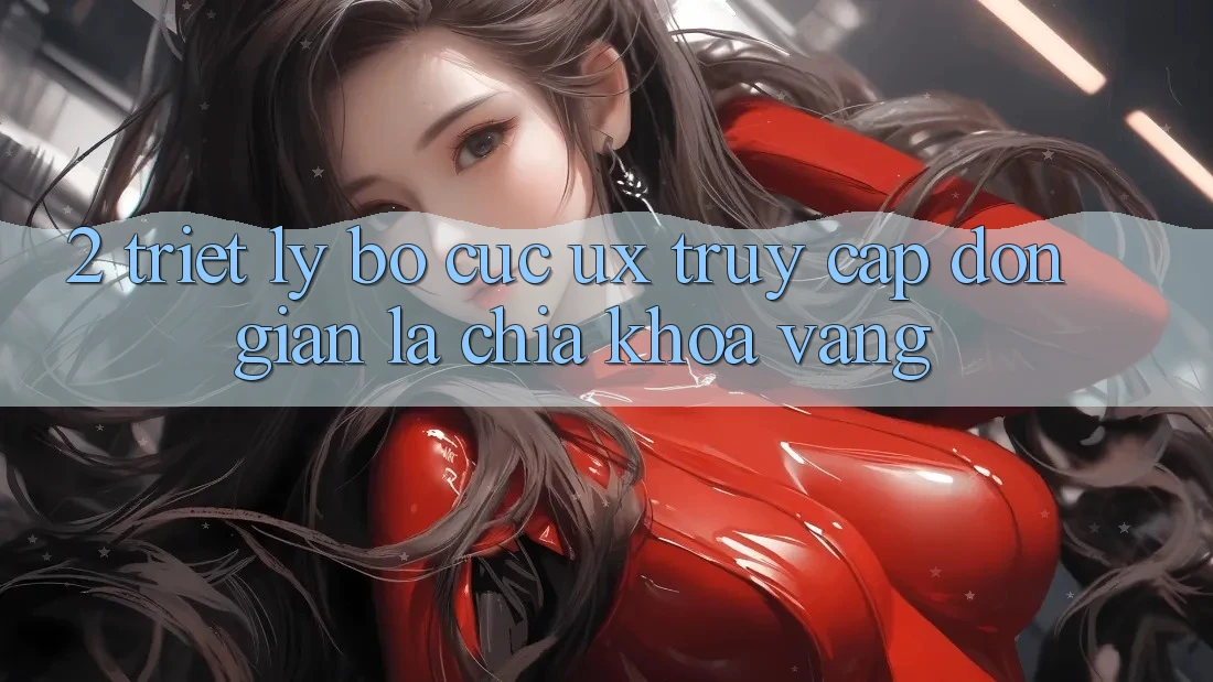 2. Triết Lý Bố cục UX: “Truy Cập Đơn Giản” Là Chìa Khóa Vàng
