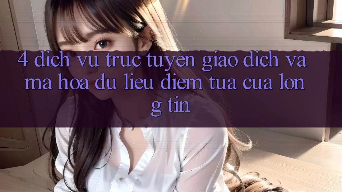4. Dịch vụ trực tuyến Giao Dịch Và Mã hóa dữ liệu: Điểm Tựa Của Lòng Tin