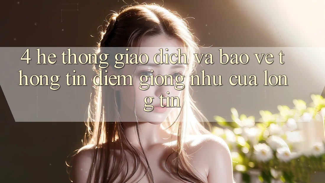 4. Hệ Thống Giao Dịch Và Bảo vệ thông tin: Điểm Giống như Của Lòng Tin