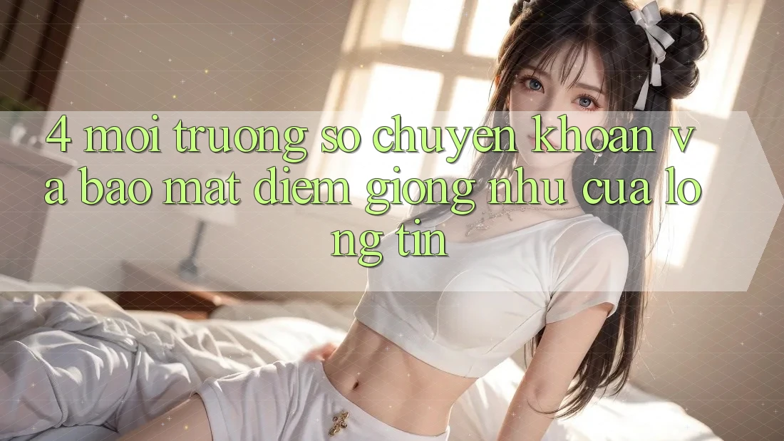 4. Môi trường số Chuyển khoản Và Bảo Mật: Điểm Giống như Của Lòng Tin