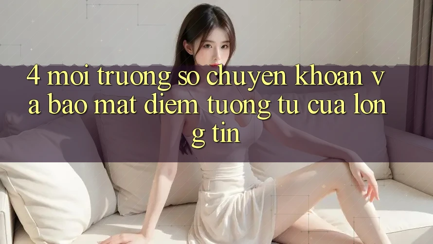 4. Môi trường số Chuyển khoản Và Bảo Mật: Điểm Tương tự Của Lòng Tin 4. Môi trường số Chuyển khoản Và Bảo Mật: Điểm Tương tự Của Lòng Tin