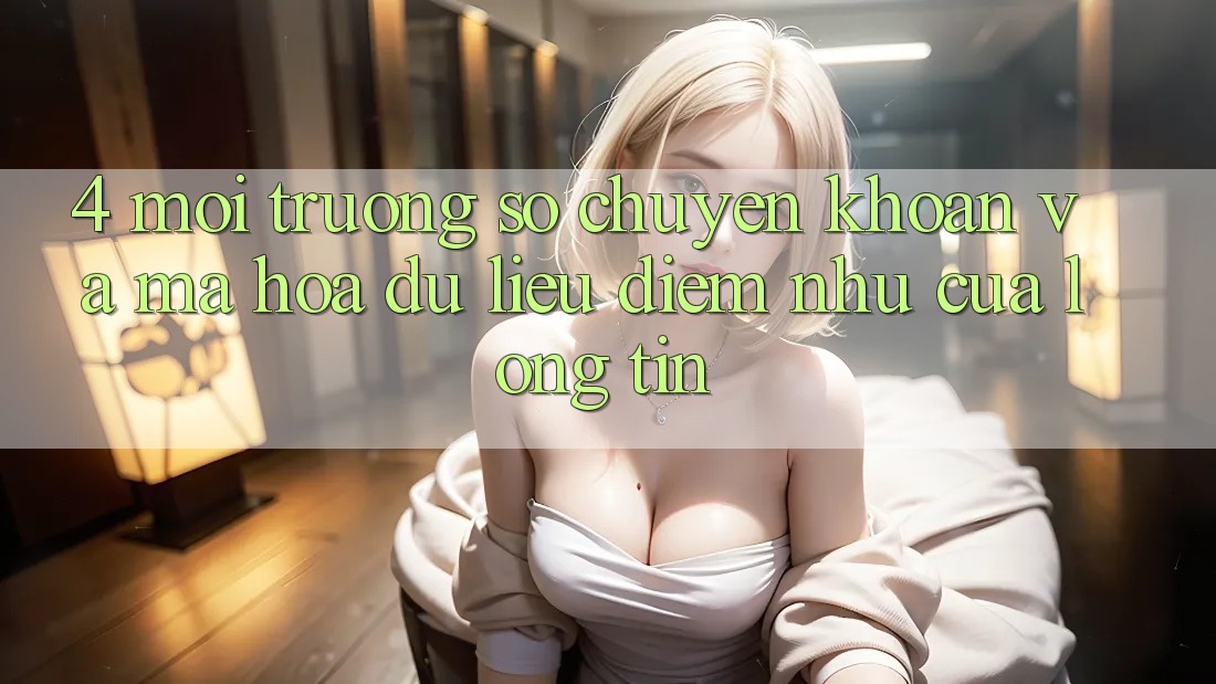 4. Môi trường số Chuyển khoản Và Mã hóa dữ liệu: Điểm Như Của Lòng Tin 4. Môi trường số Chuyển khoản Và Mã hóa dữ liệu: Điểm Như Của Lòng Tin