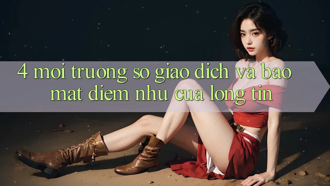 4. Môi trường số Giao Dịch Và Bảo Mật: Điểm Như Của Lòng Tin