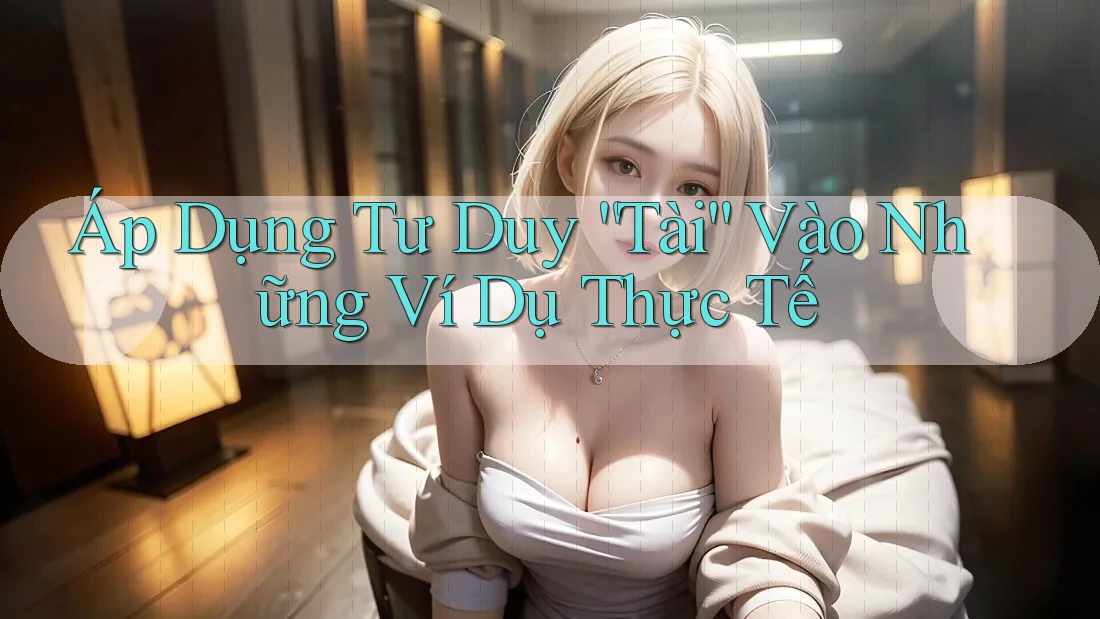 Áp Dụng Tư Duy “Tài” Vào Những Ví Dụ Thực Tế Áp Dụng Tư Duy “Tài” Vào Những Ví Dụ Thực Tế
