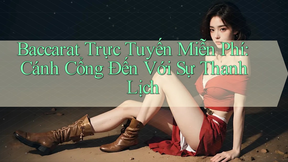 Baccarat Trực Tuyến Miễn Phí: Cánh Cổng Đến Với Sự Thanh Lịch Baccarat Trực Tuyến Miễn Phí: Cánh Cổng Đến Với Sự Thanh Lịch
