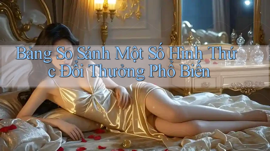 Bảng So Sánh Một Số Hình Thức Đổi Thưởng Phổ Biến Bảng So Sánh Một Số Hình Thức Đổi Thưởng Phổ Biến