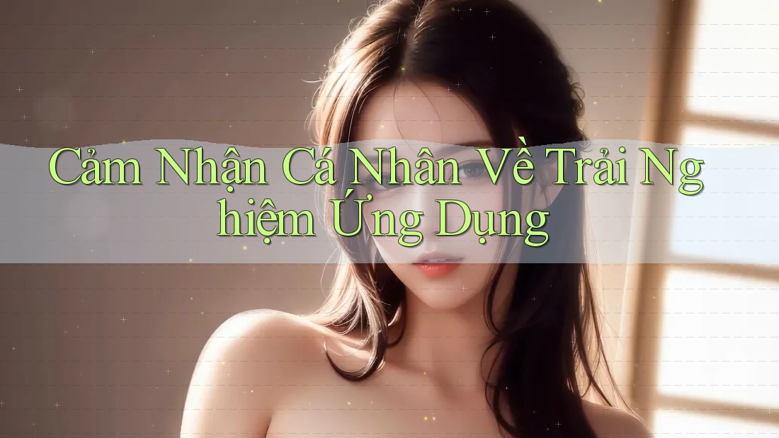 Cảm Nhận Cá Nhân Về Trải Nghiệm Ứng Dụng Cảm Nhận Cá Nhân Về Trải Nghiệm Ứng Dụng