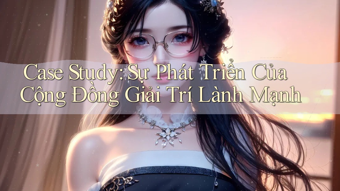 Case Study: Sự Phát Triển Của Cộng Đồng Giải Trí Lành Mạnh