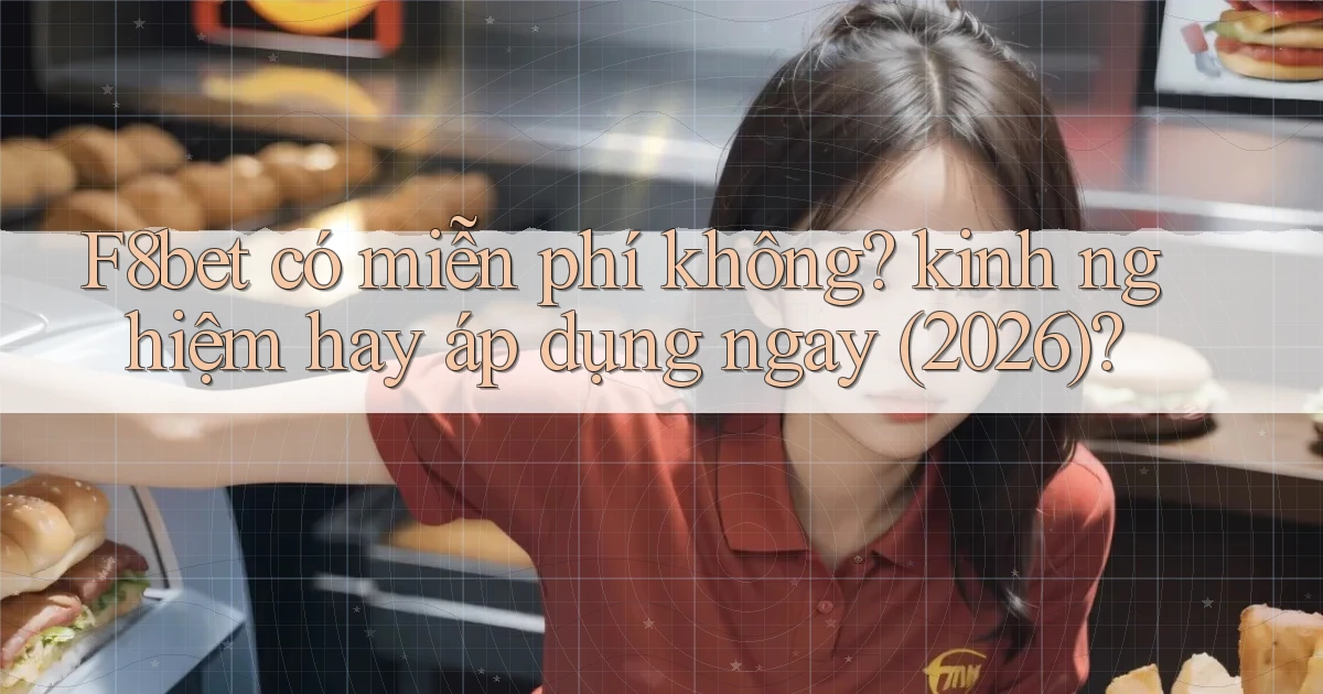 F8bet có miễn phí không kinh nghiệm hay áp dụng ngay (2026)