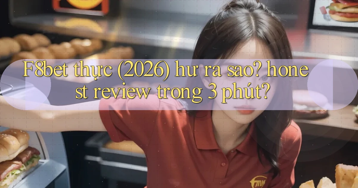 F8bet thực (2026) hư ra sao honest review trong 3 phút