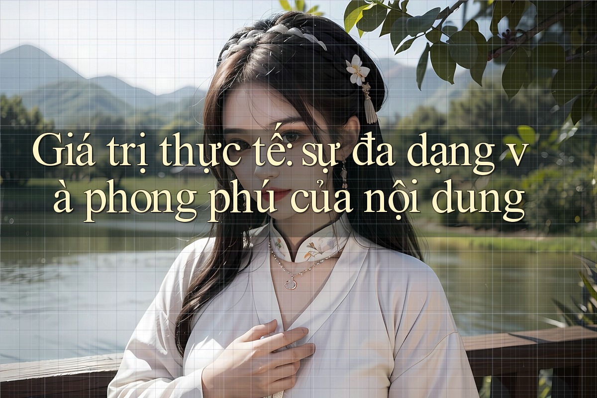 Giá trị thực tế: sự đa dạng và phong phú của nội dung