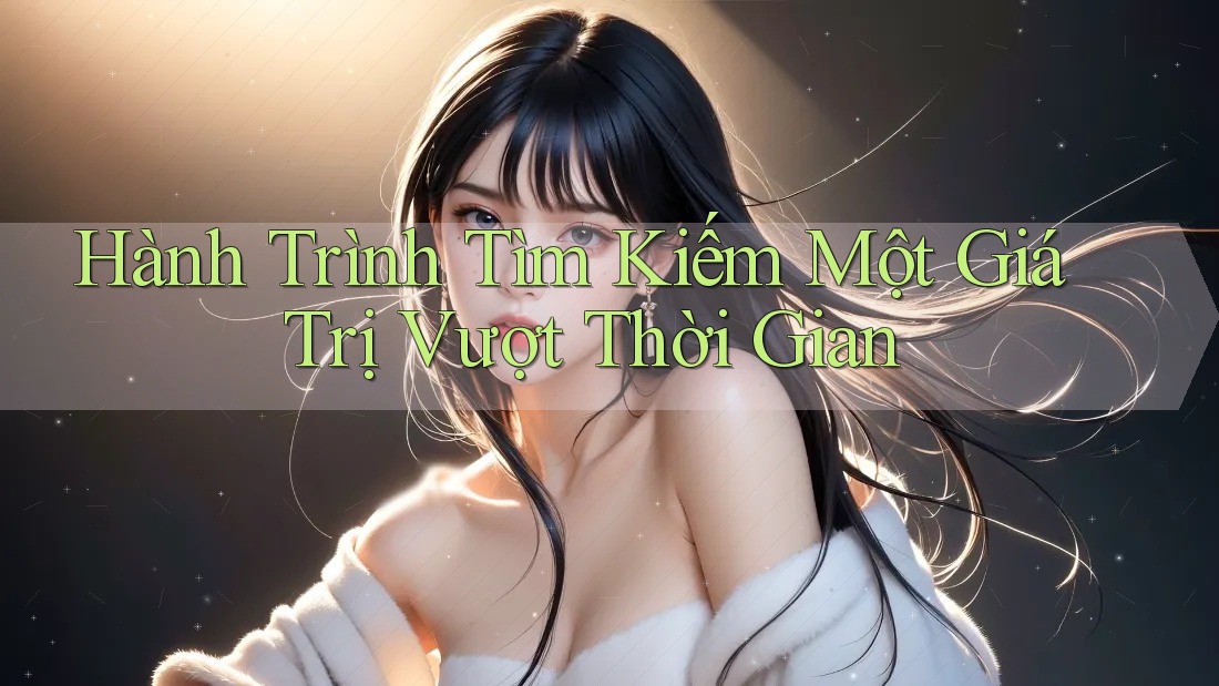 Hành Trình Tìm Kiếm Một Giá Trị Vượt Thời Gian Hành Trình Tìm Kiếm Một Giá Trị Vượt Thời Gian