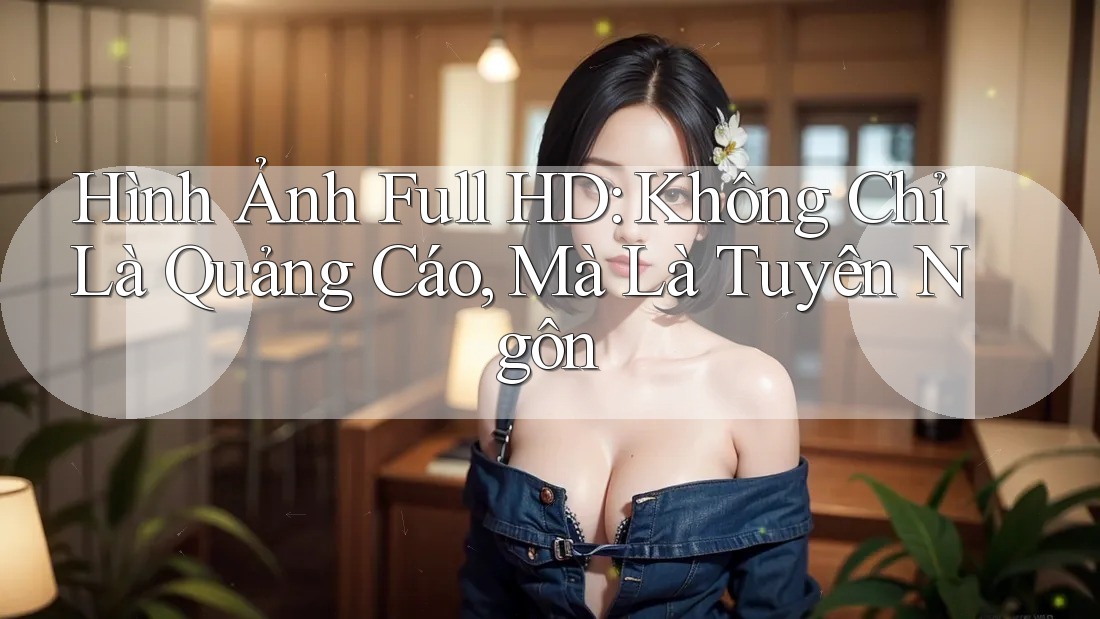Hình Ảnh Full HD: Không Chỉ Là Quảng Cáo, Mà Là Tuyên Ngôn Hình Ảnh Full HD: Không Chỉ Là Quảng Cáo, Mà Là Tuyên Ngôn