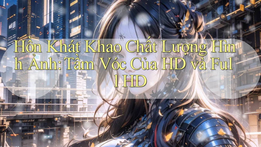 Hồn Khát Khao Chất Lượng Hình Ảnh: Tầm Vóc Của HD và Full HD