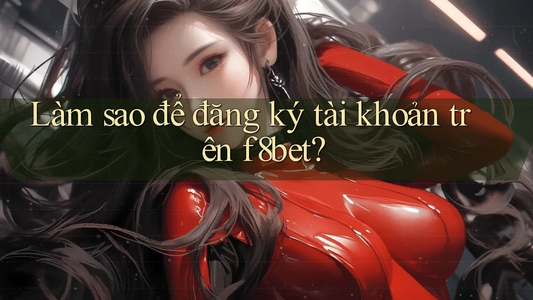 Làm sao để đăng ký tài khoản trên f8bet?