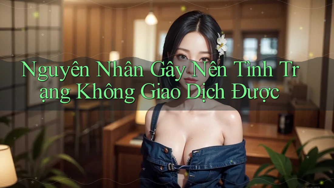 Nguyên Nhân Gây Nên Tình Trạng Không Giao Dịch Được Nguyên Nhân Gây Nên Tình Trạng Không Giao Dịch Được