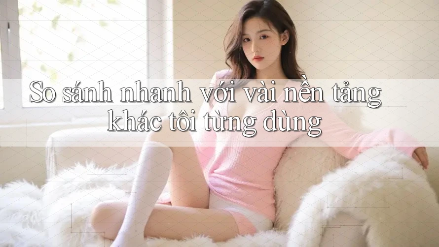 So sánh nhanh với vài nền tảng khác tôi từng dùng So sánh nhanh với vài nền tảng khác tôi từng dùng