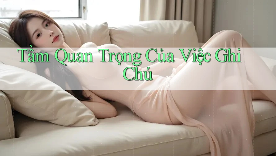 Tầm Quan Trọng Của Việc Ghi Chú