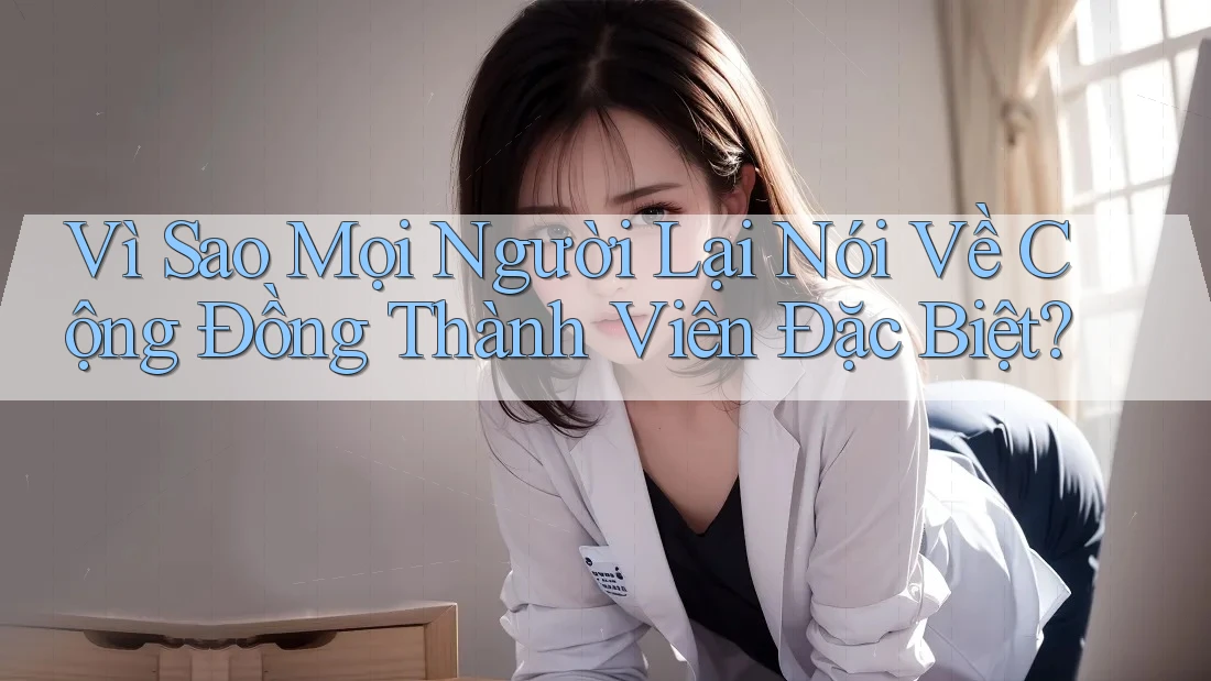 Vì Sao Mọi Người Lại Nói Về Cộng Đồng Thành Viên Đặc Biệt? Vì Sao Mọi Người Lại Nói Về Cộng Đồng Thành Viên Đặc Biệt?